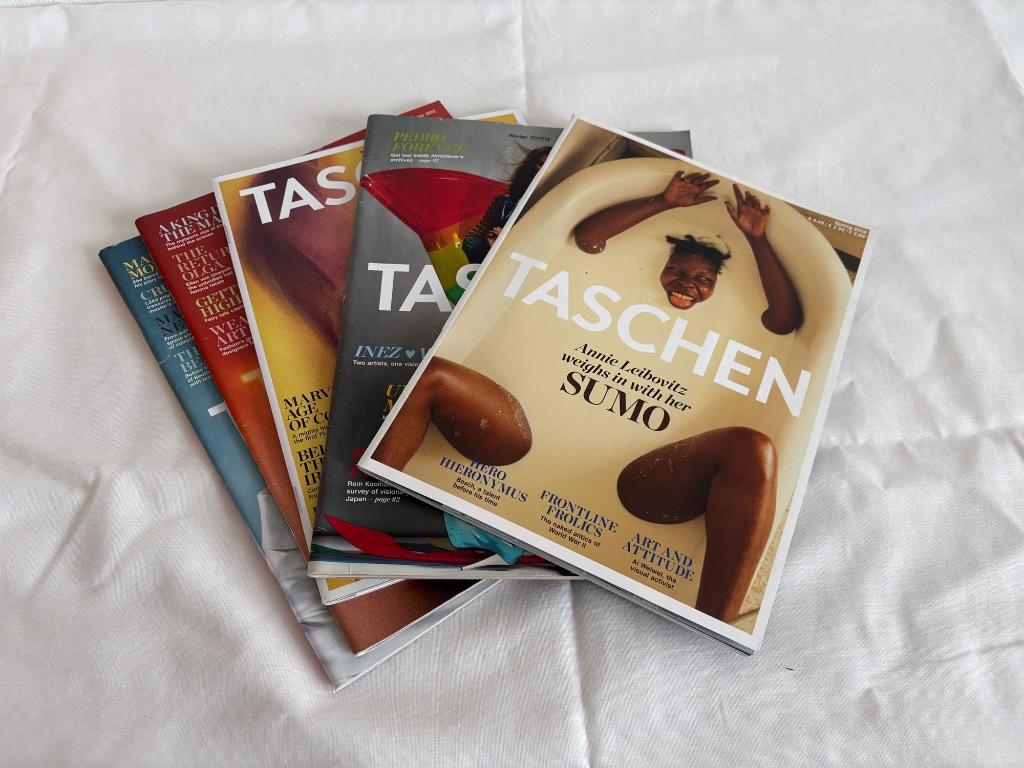 5 Taschen catalogi, Ophalen