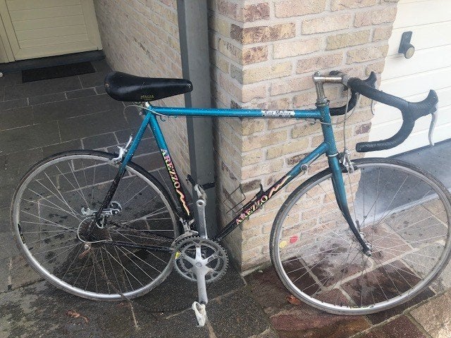 vintage koersfiets arezzo, Ophalen