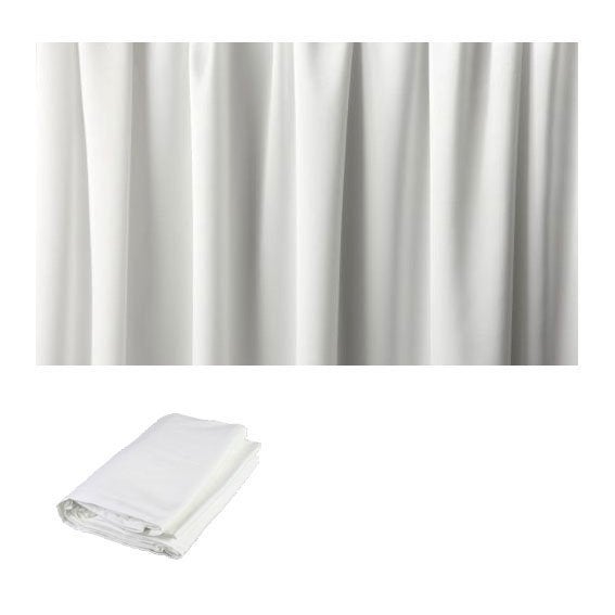 NOUVELLE TOILE DE THÉÂTRE BLANCHE DE 3 M SUR 5 M DE HAUT, Enlèvement ou Envoi, Neuf, Lumières, Commande sonore