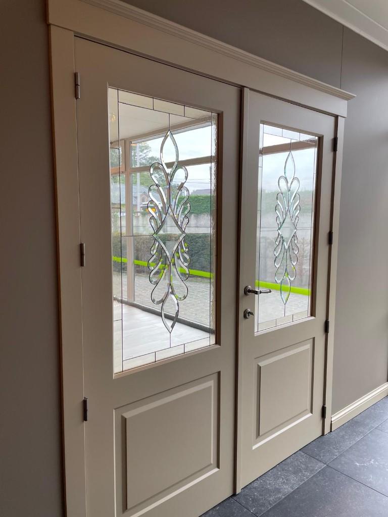 landelijke binnendeur, Doe-het-zelf en Bouw, Ophalen, Binnendeur, Nieuw, Glas