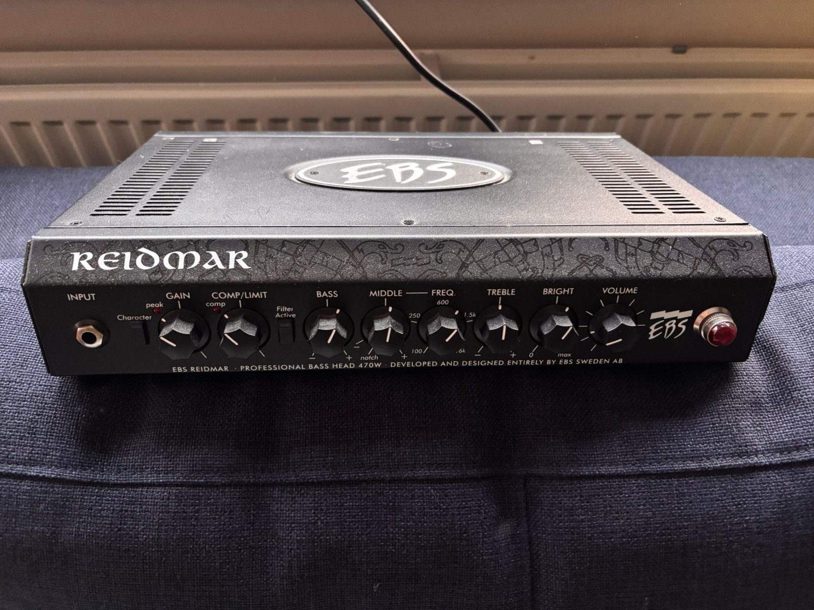 EBS Reidmar basversterker, Muziek en Instrumenten, Ophalen of Verzenden, Gebruikt, Basgitaar, 100 watt of meer