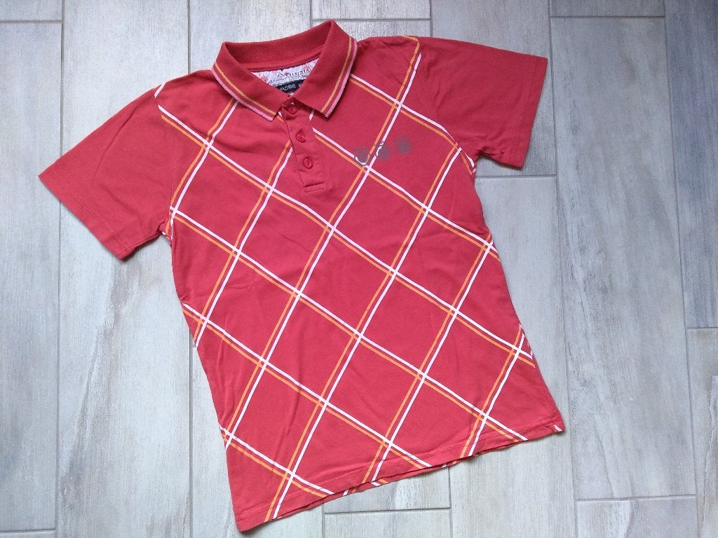 ★ M134 - Polo met korte mouwen Vinrose, Enfants & Bébés, Vêtements enfant | Taille 134, Enlèvement ou Envoi, Chemise ou À manches longues