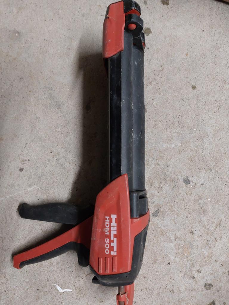 Hilti hdm 500, Ophalen, Gebruikt