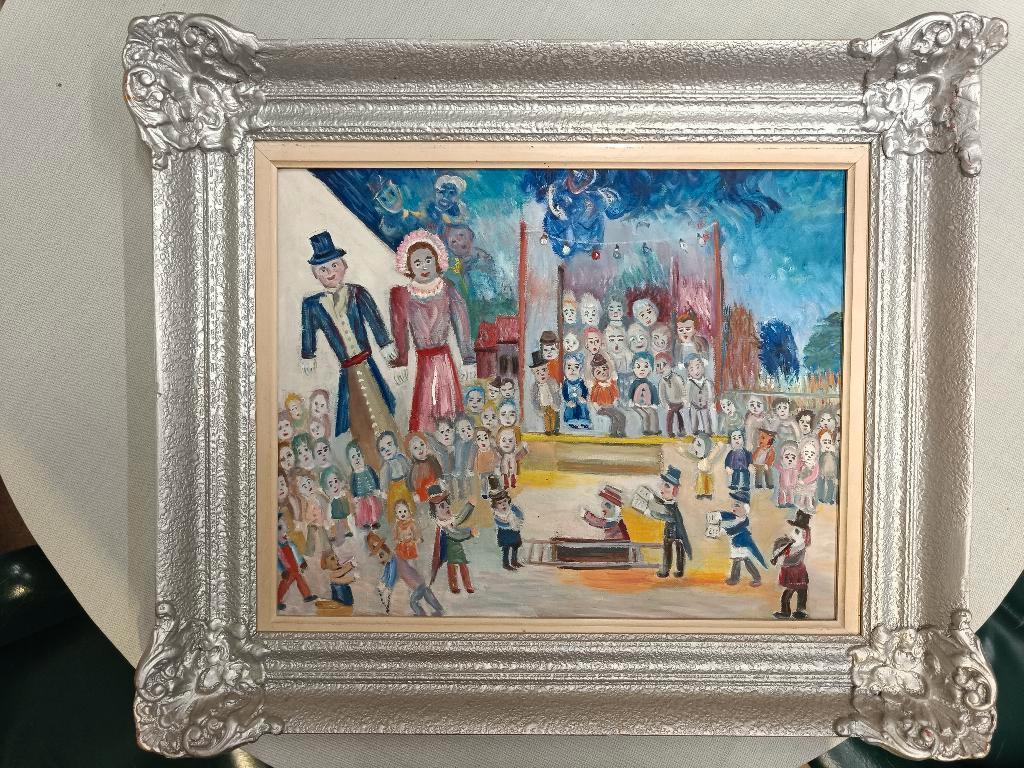schilderij, Antiek en Kunst, Ophalen of Verzenden
