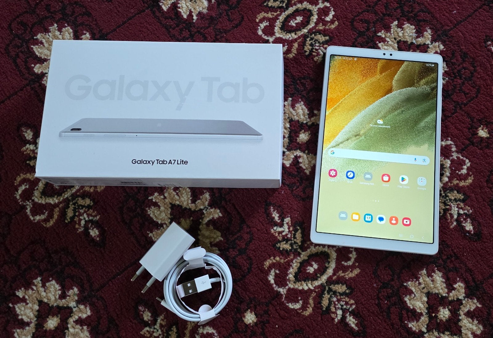 Samsung Galaxy Tab A7 10 pouces, presque neuf avec accessoir, Enlèvement ou Envoi