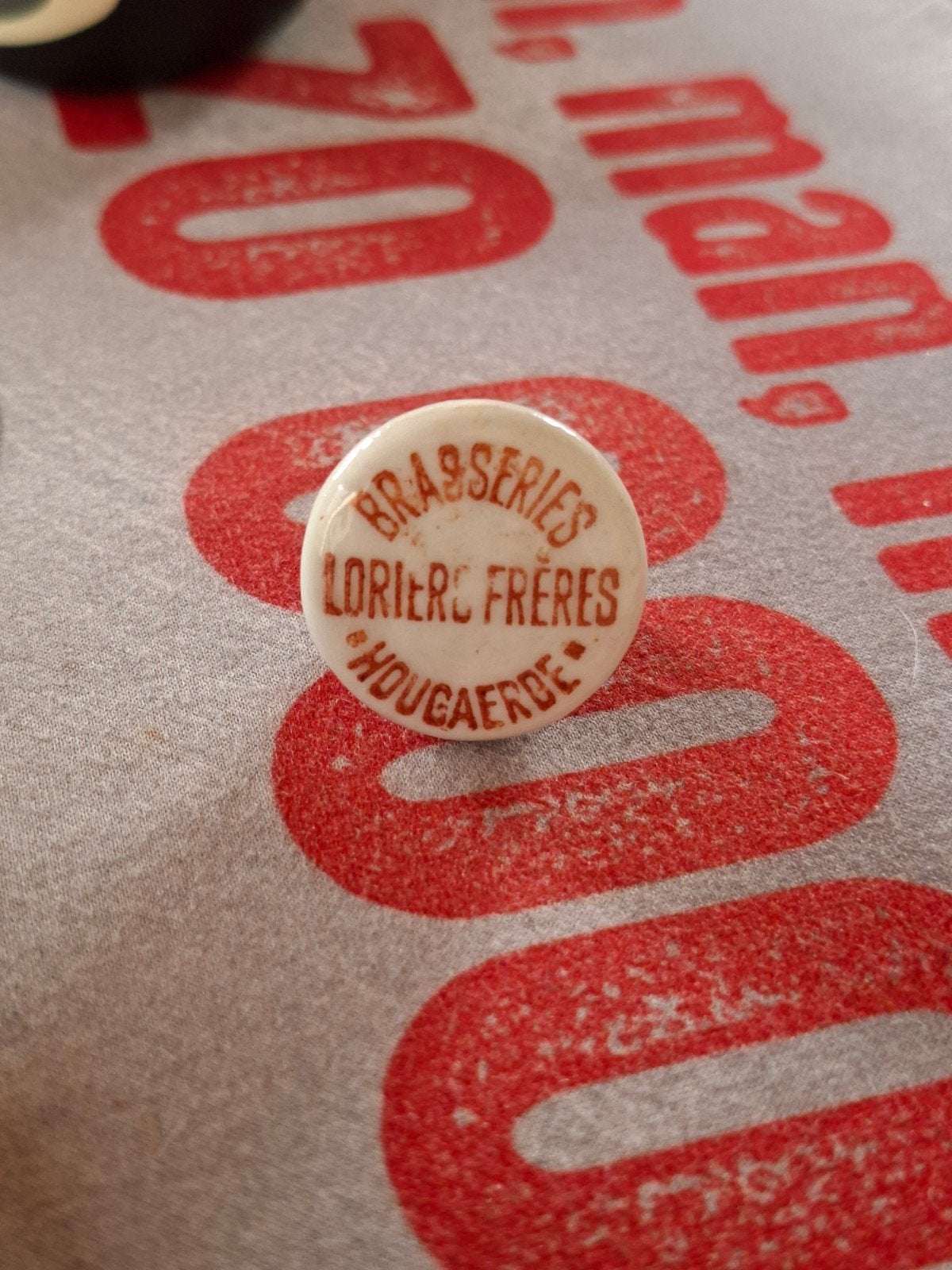 Dop. Brasseries  Loriers Freres  Hougaerde   +/- 1930, Ophalen of Verzenden, Gebruikt, Verpakking