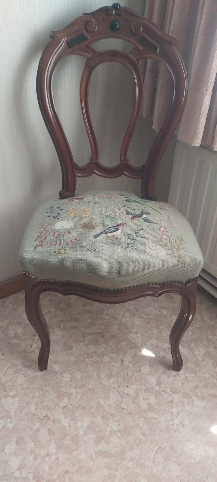 charmante, klassieke stoel in Louis Philippe-stijl, Enlèvement