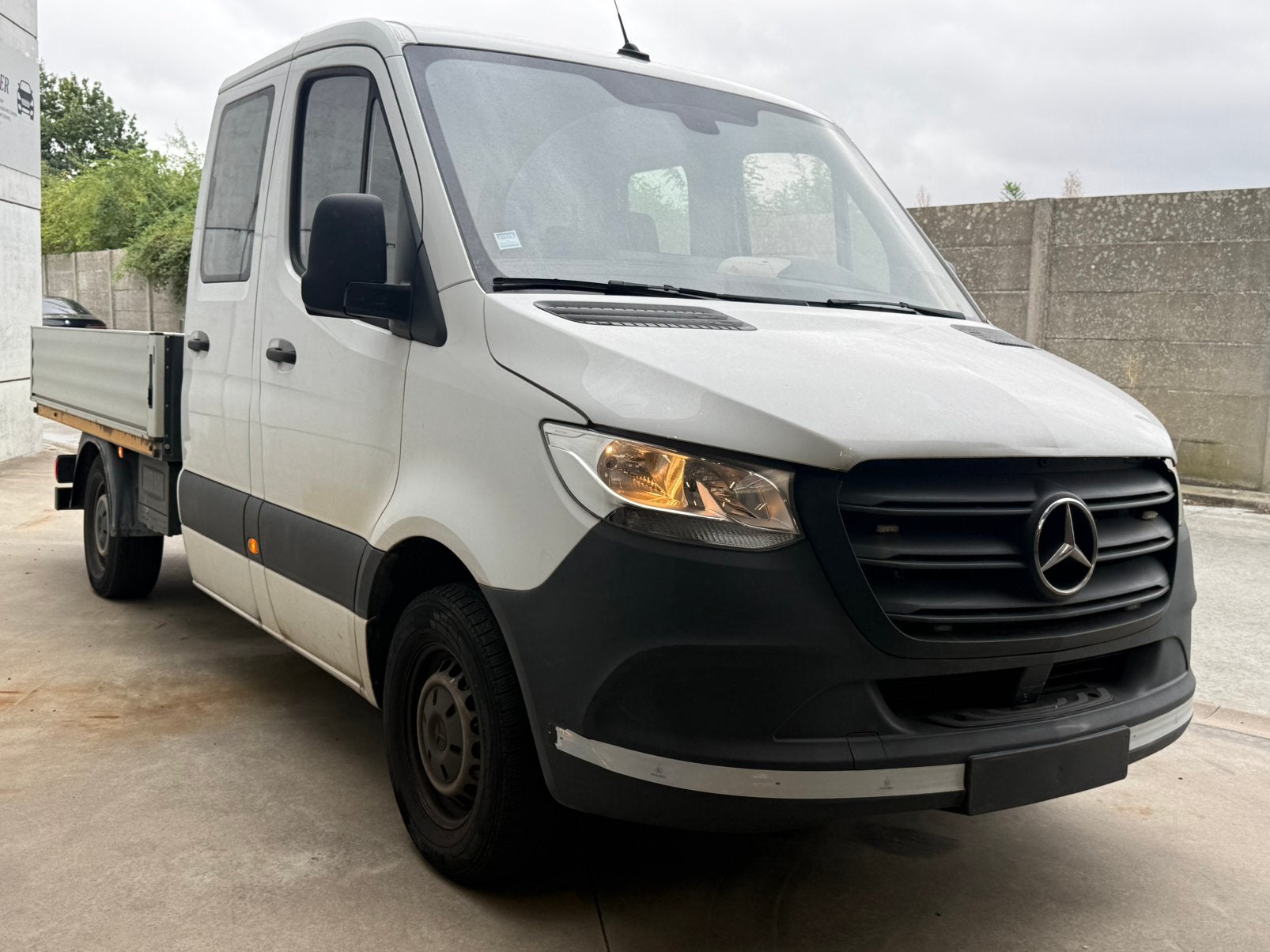 Mercedes Sprinter 315cdi dubbelcabin openlaadbak, Auto's, Bestelwagens en Lichte vracht, 4 deurs, Wit, Mercedes-Benz, Particulier