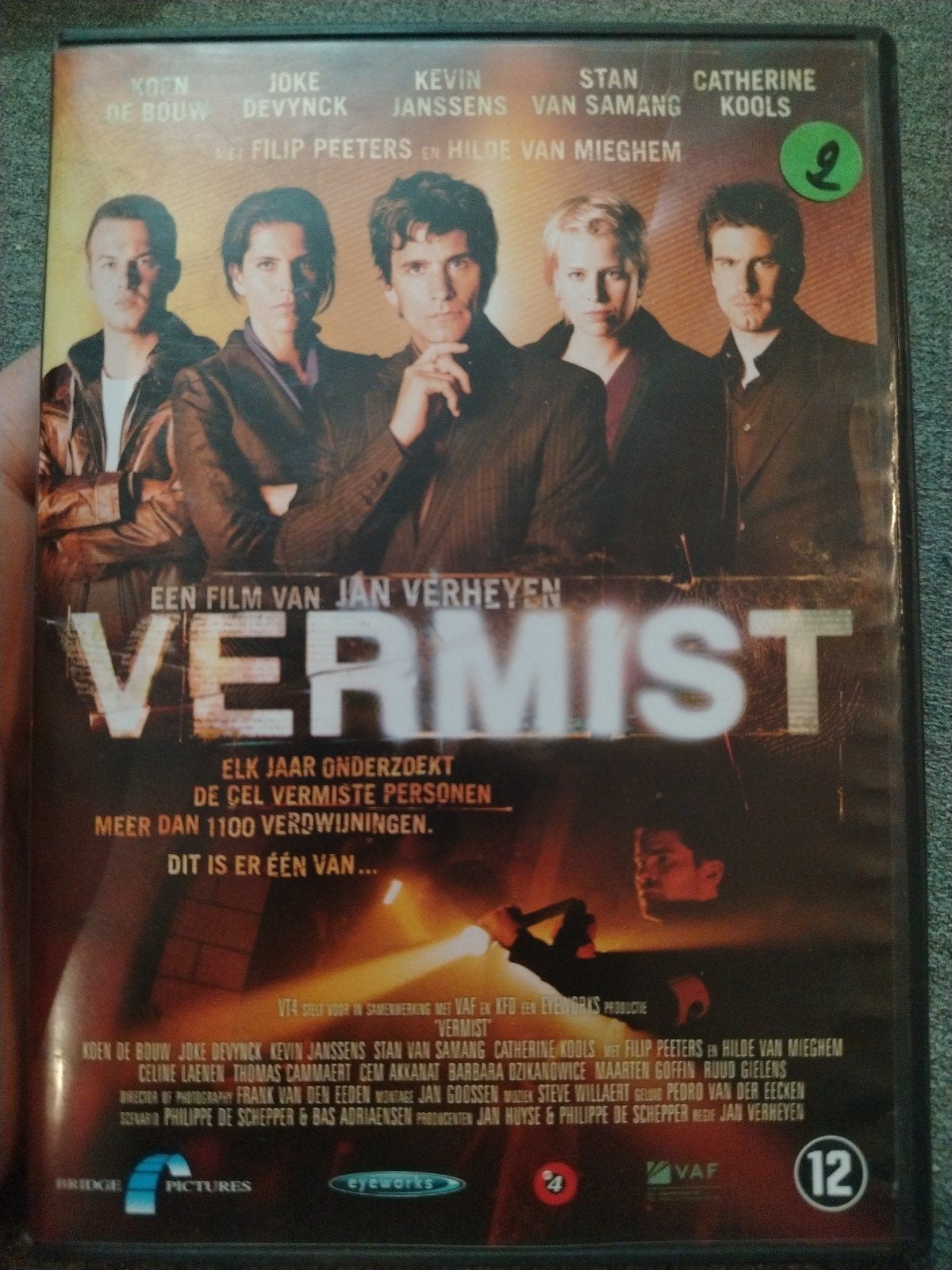 Vermist – Vlaamse film van Jan Verheyen – DVD, Cd's en Dvd's, Ophalen