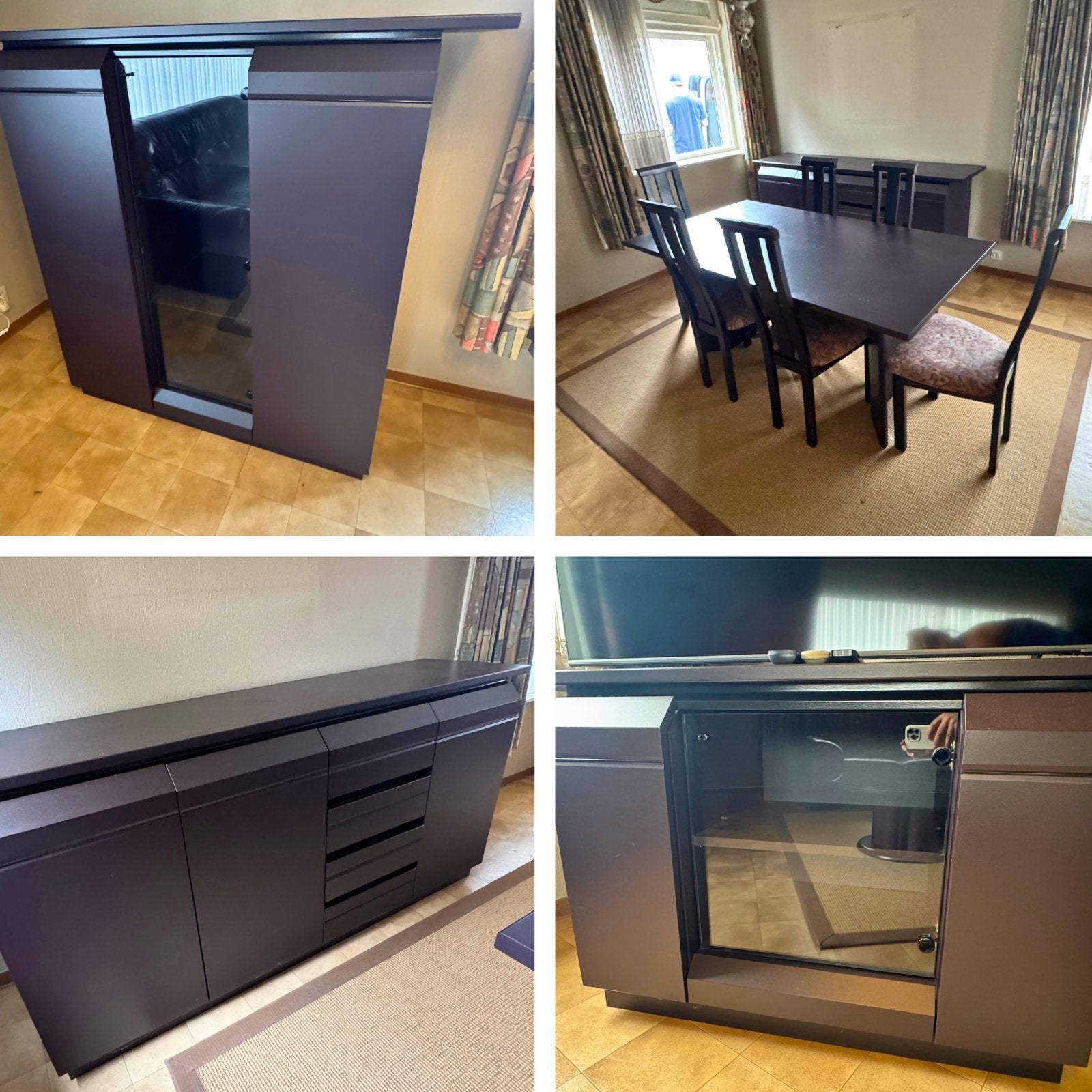 Volledige eetkamer /woonkamer /living, met gratis salon, Huis en Inrichting, Complete inboedels, Ophalen