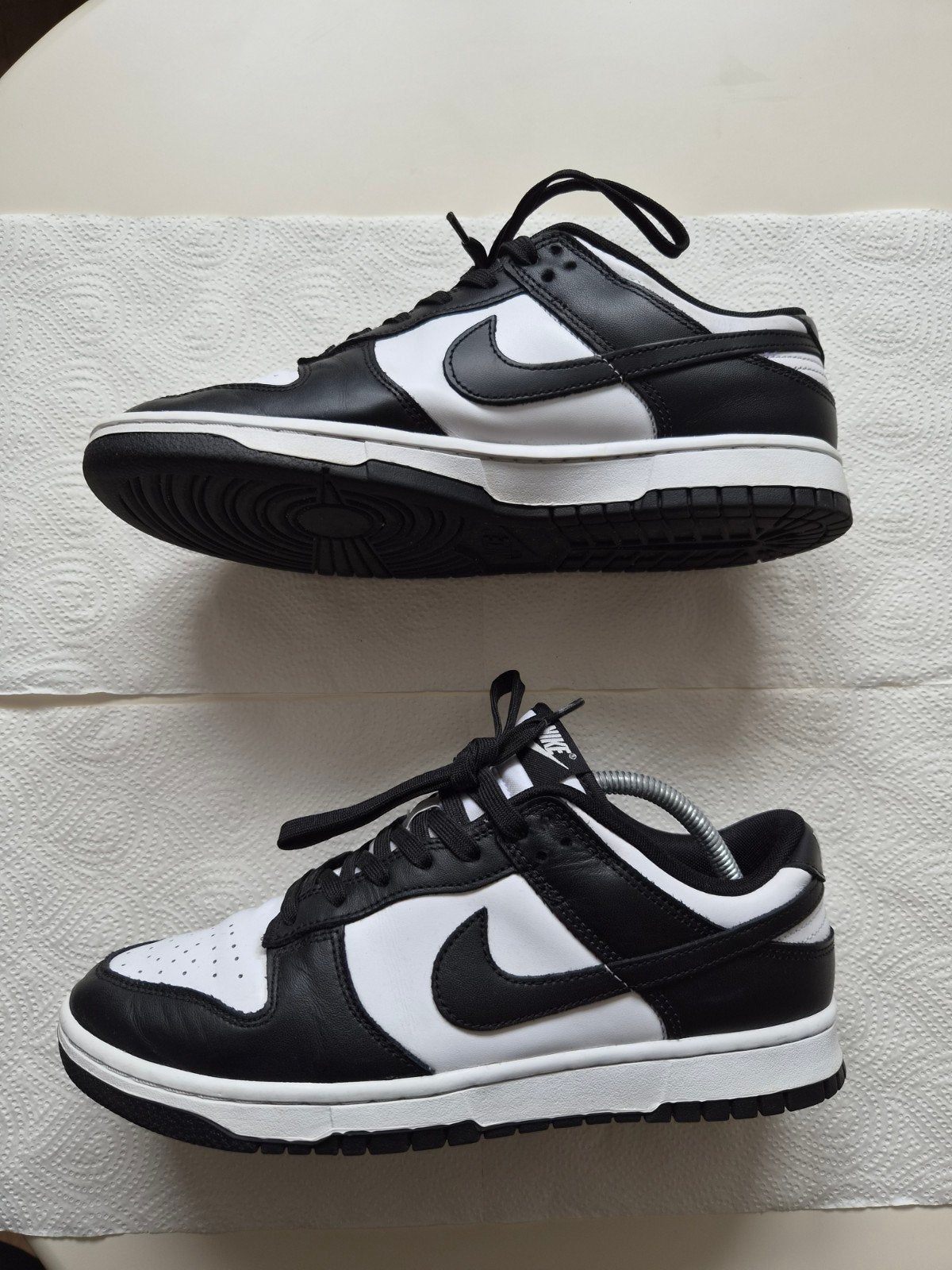 Nike Dunk Low Black White Panda - Sneakers voor heren, Wit, Nike, Ophalen of Verzenden, Zo goed als nieuw