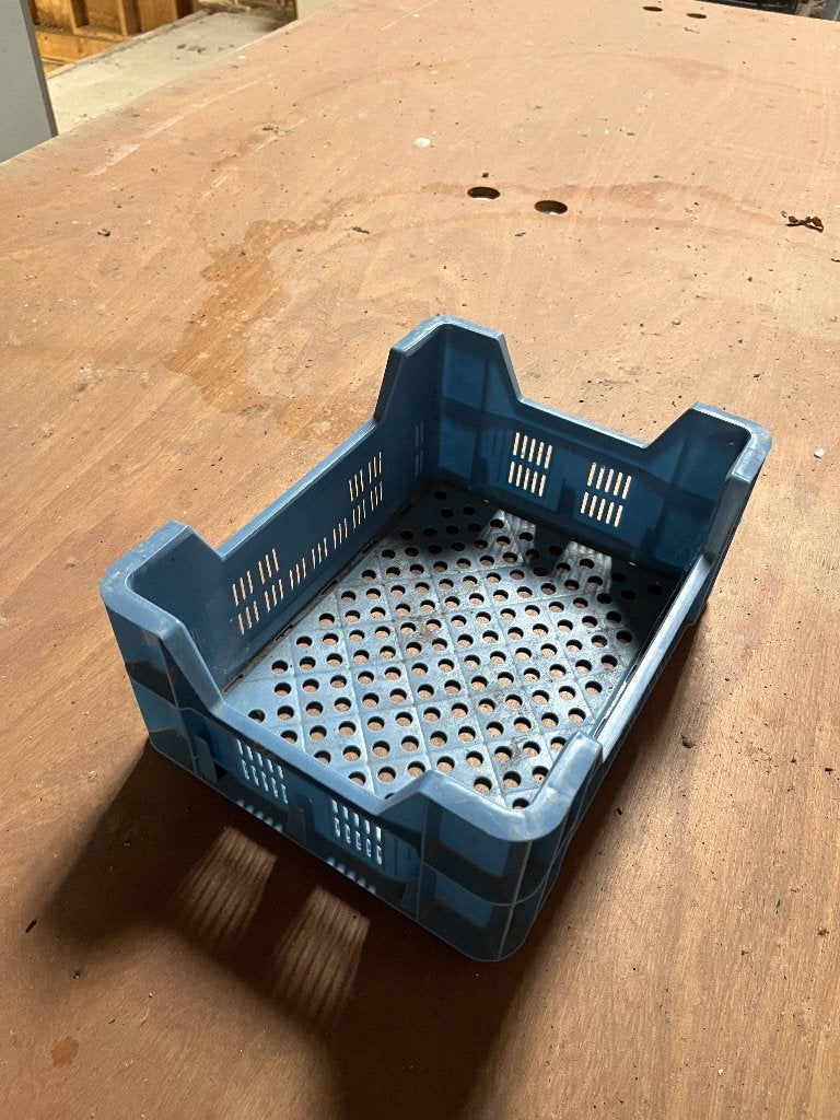 Cageots bleus 40x30x16 - 40€ pou 45 cageots ou 1€/pièce, Moins de 35 cm, Enlèvement, Utilisé, Moins de 40 cm