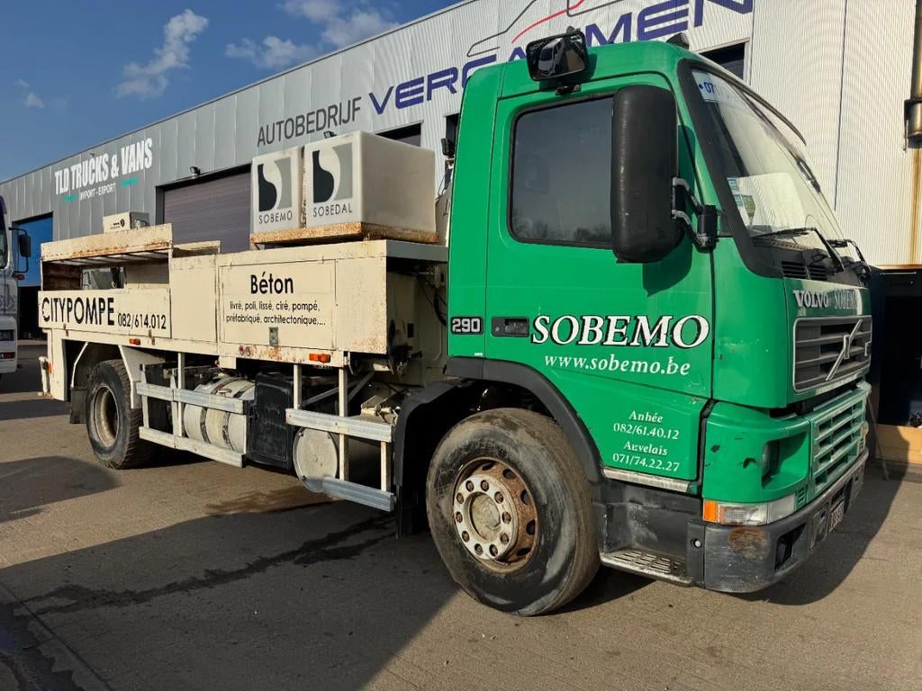 Volvo FM 7.290 *PUTZMEISTER BPF24.09 CITYPOMP-BELGIAN TRUCK*, Euro 2, Achat, Entreprise, Boîte manuelle