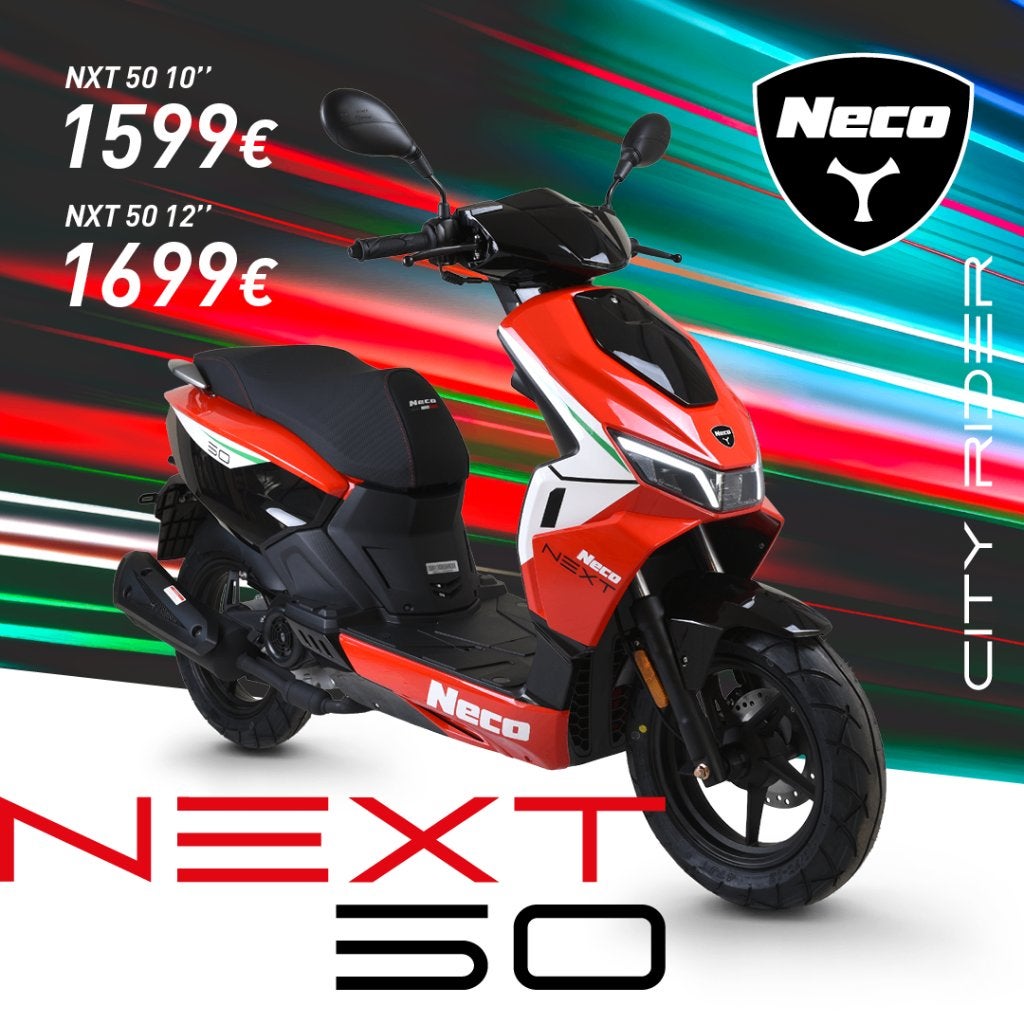 Nieuwe Neco scooter Next 50 , Vélos & Vélomoteurs, Neuf, Enlèvement, Classe A (25 km/h), Essence