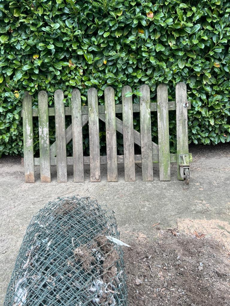 Houten poort, Tuin en Terras, Tuinhekken en Hekwerk, Ophalen, Zo goed als nieuw