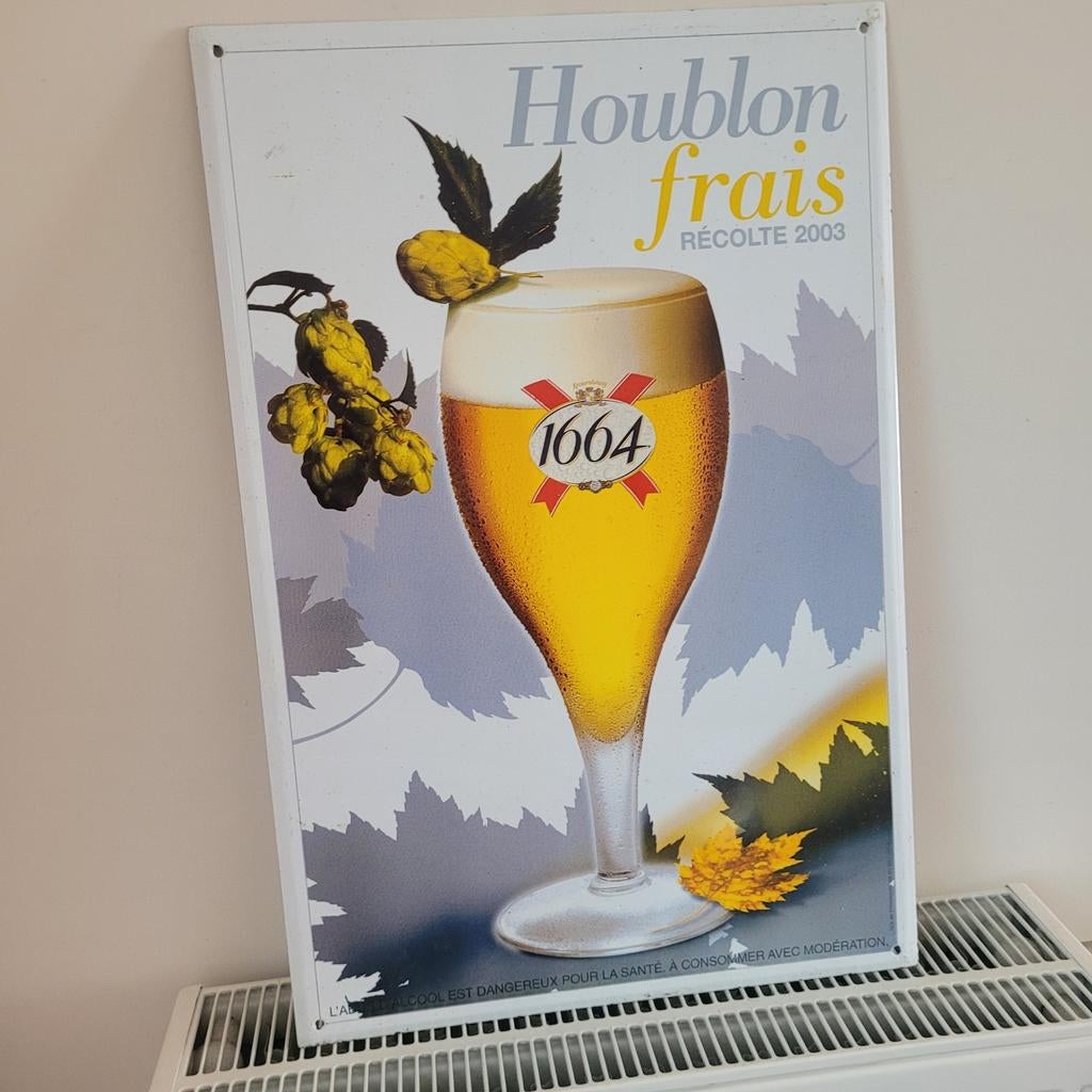 Plaque émaillée bière kronenbourg, Enlèvement ou Envoi