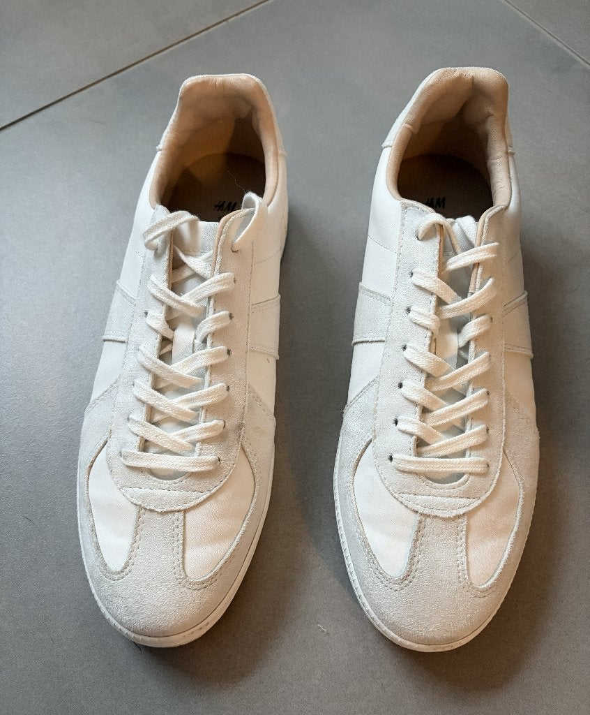 Sneakers H&M,maat 43, Kleding | Heren, Schoenen, Wit, Ophalen of Verzenden, Zo goed als nieuw, Sneakers