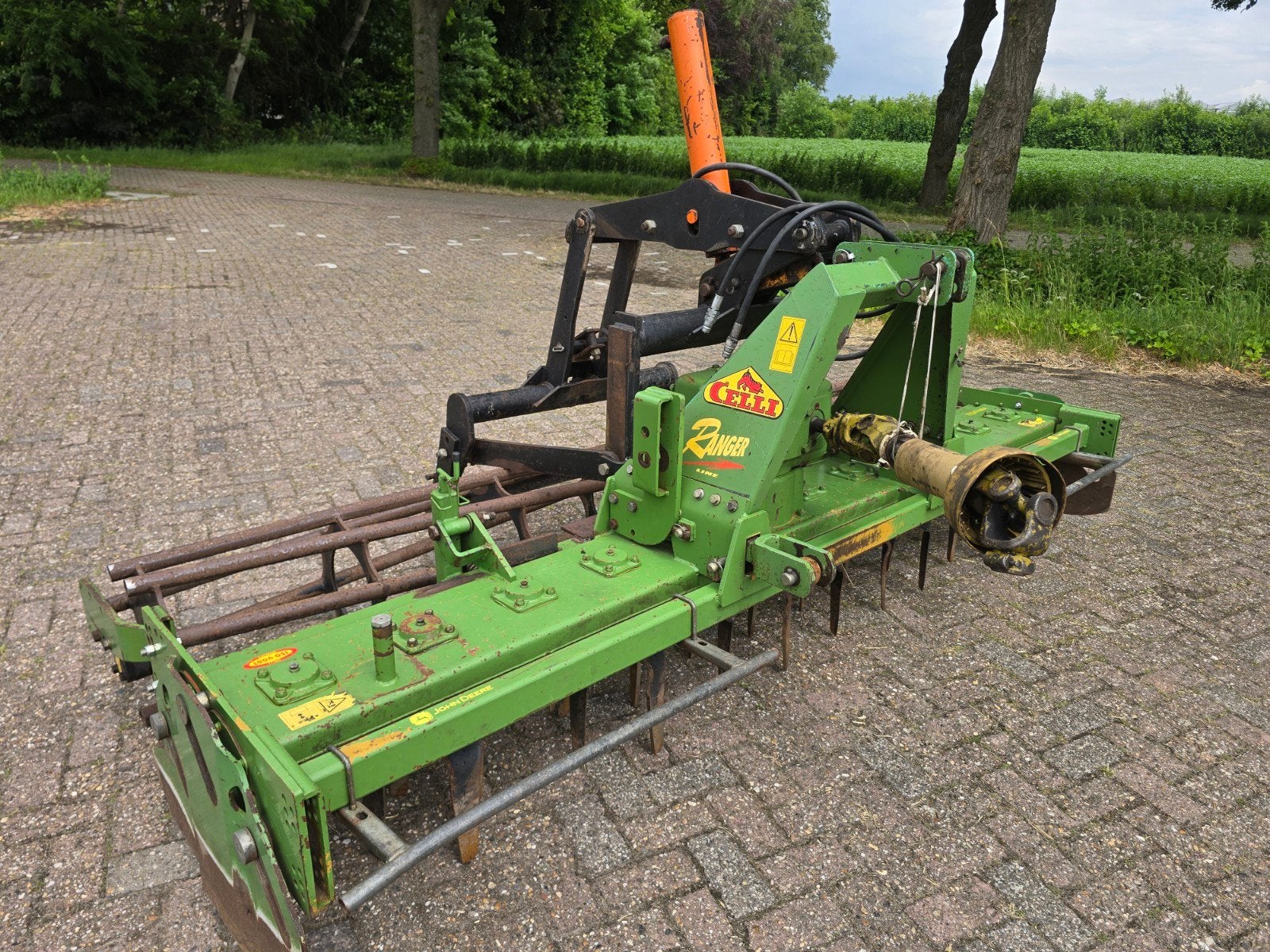 Rotorkopeg wagen plantmachine spitmachine riekje, Ophalen of Verzenden