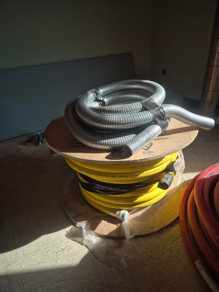 PLT leiding gas DN32 18m met bescherm mantel 6m, Enlèvement