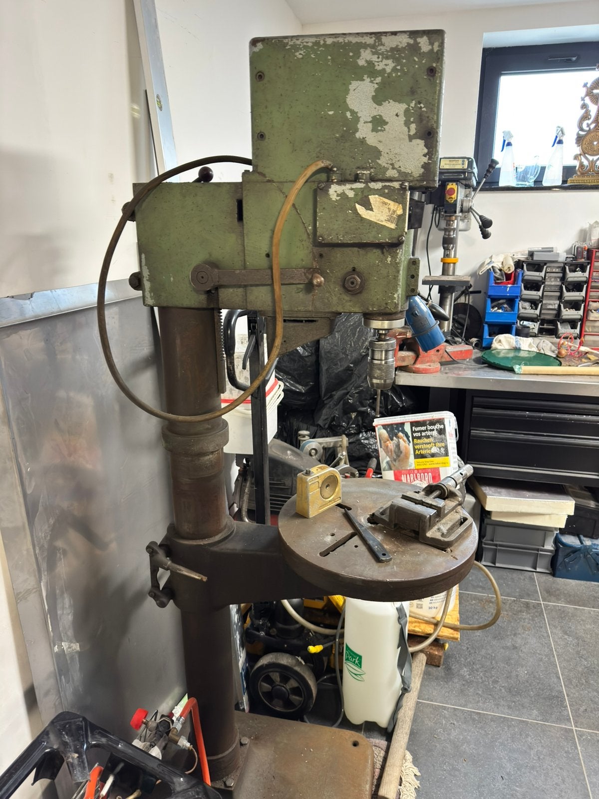 Perceuse à colonne industrielle, Doe-het-zelf en Bouw, Gereedschap | Overige machines, Zo goed als nieuw, Ophalen