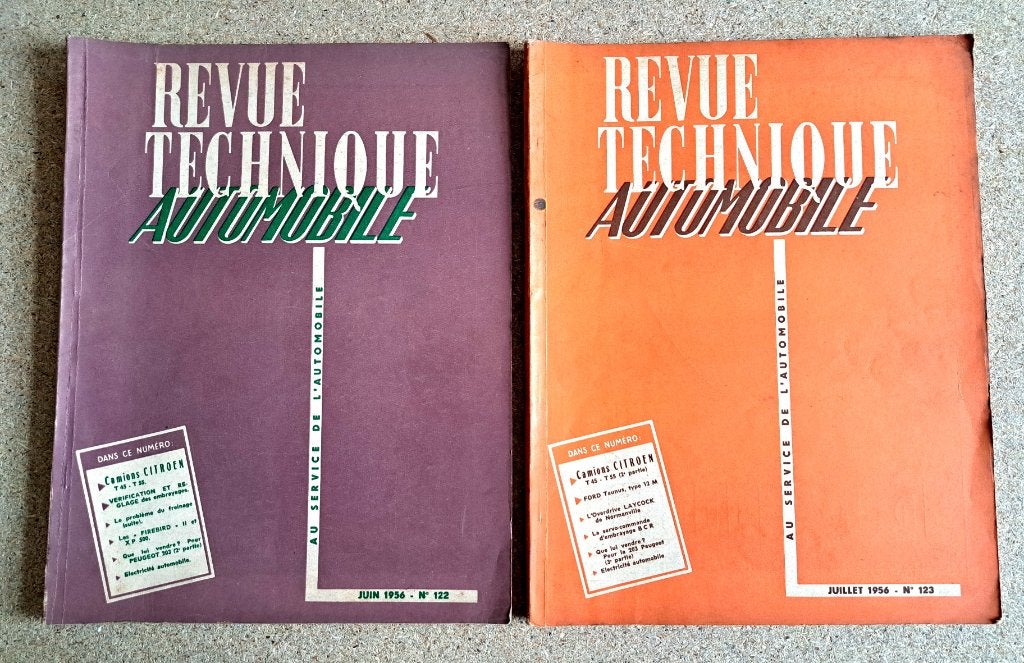 RTA - Camion CITROEN T45 et T55 - 2 revues, Enlèvement ou Envoi