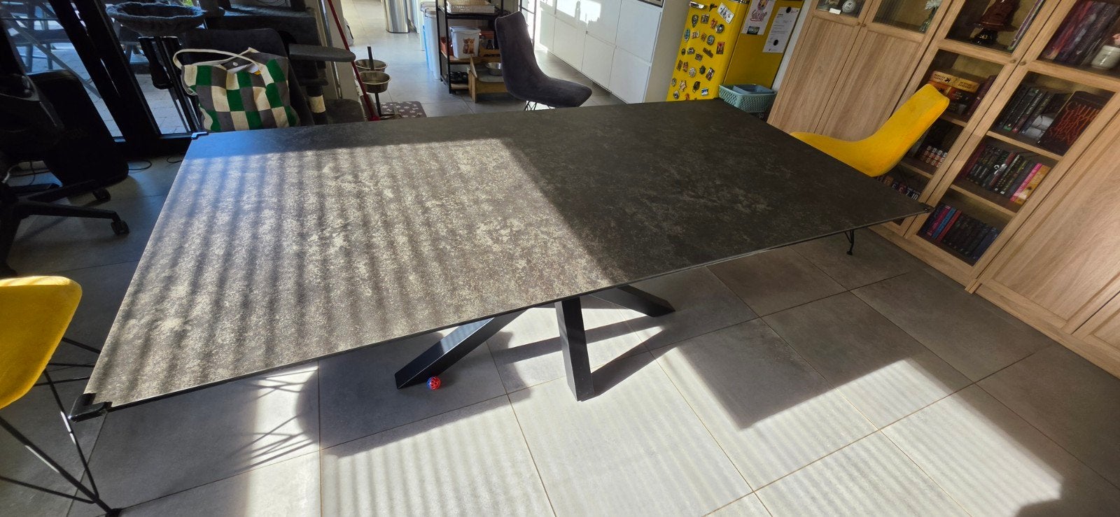 Eettafel met keramisch blad 200cm, Enlèvement