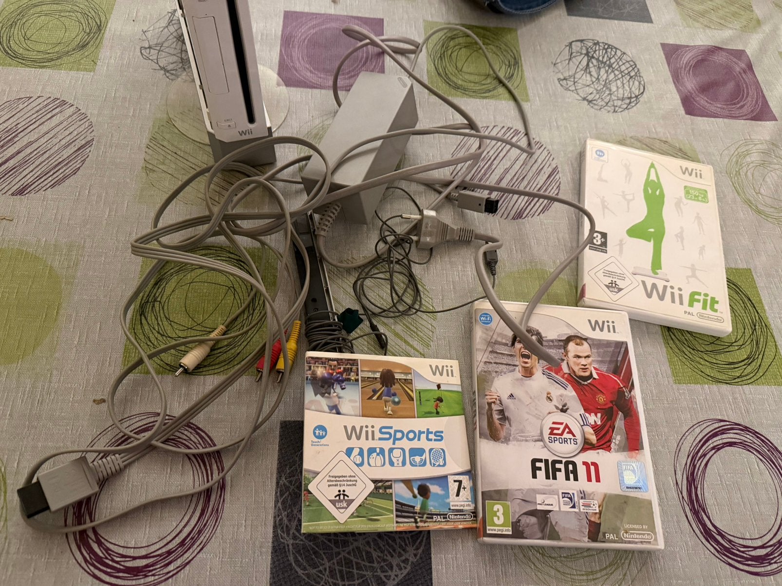 Nintendo wii, Ophalen of Verzenden, Gebruikt, Zonder controller, Met games