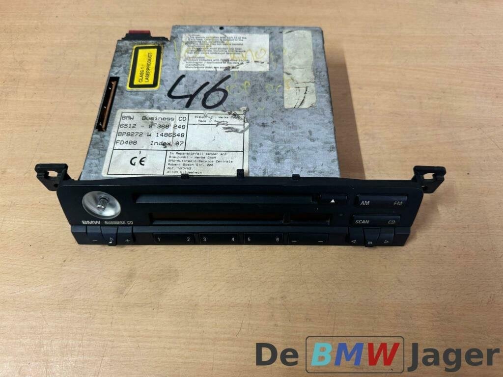 CD-speler business BMW 3-serie E46 65128368248, Autos : Pièces & Accessoires, Enlèvement ou Envoi, Utilisé, BMW, BMW