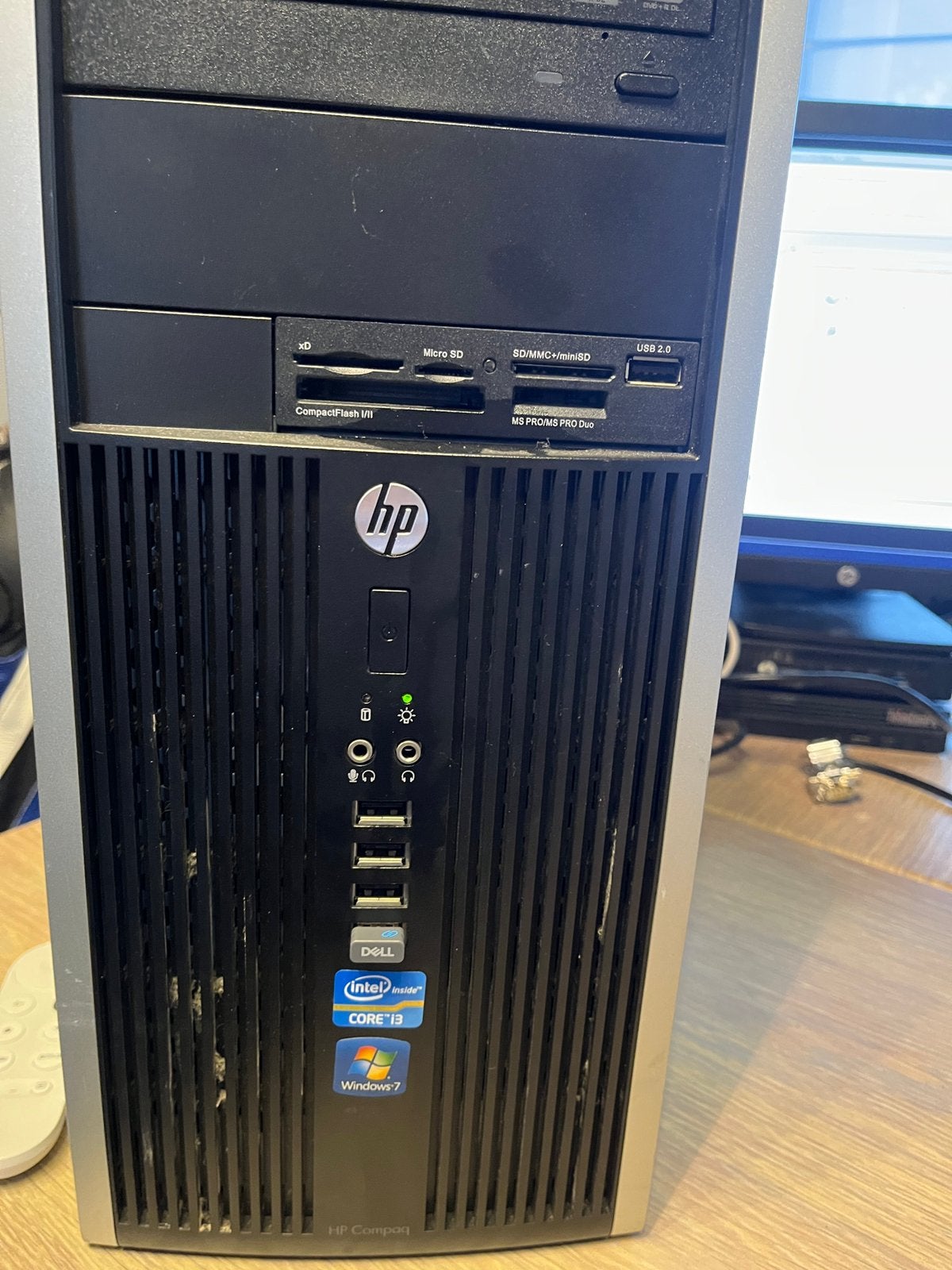 Tower pc HP, Ophalen, Gebruikt, HDD, 3 tot 4 Ghz