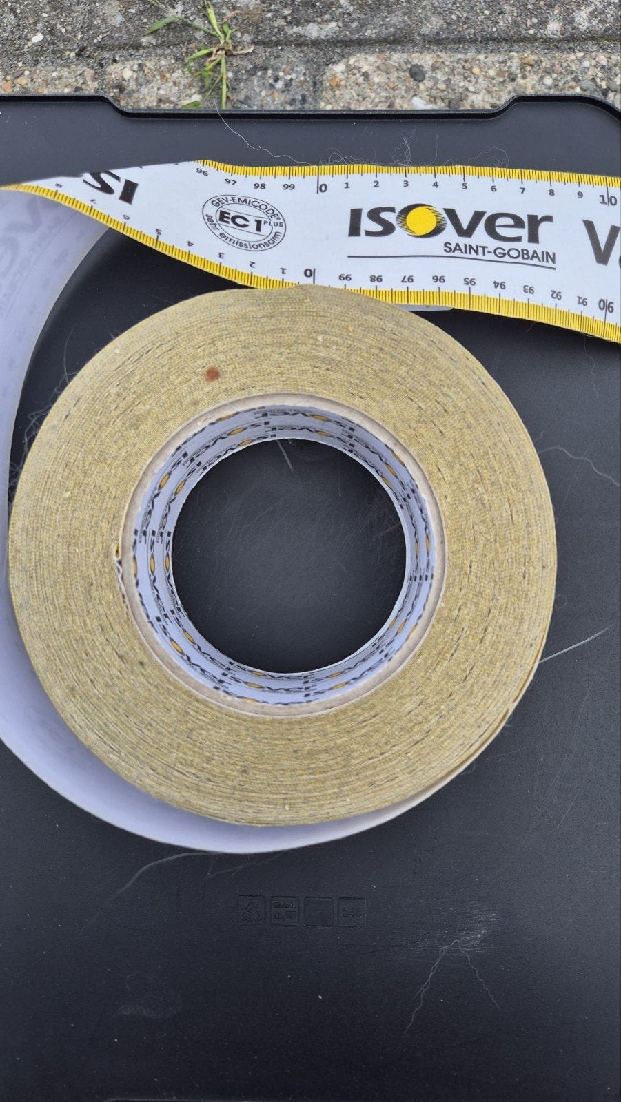 Isover isolatietape, Enlèvement
