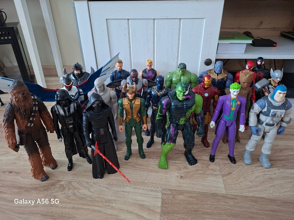 31 figurines marvel et star wars, Enlèvement, Comme neuf, Autres types
