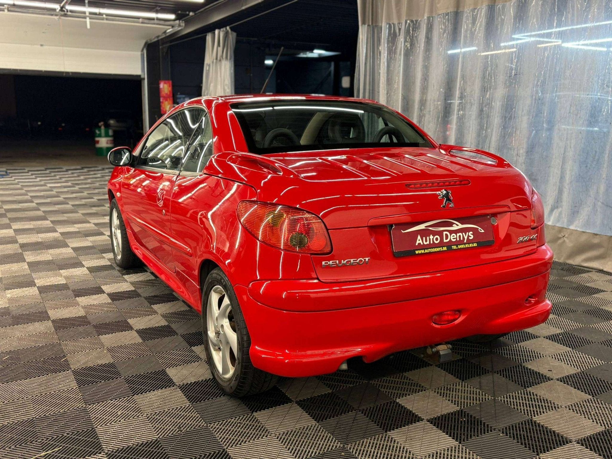 Peugeot 206 1.6I CABRIO | 164.780 KM. | BJ. 2006 |, Cuir, Achat, Entreprise, Noir