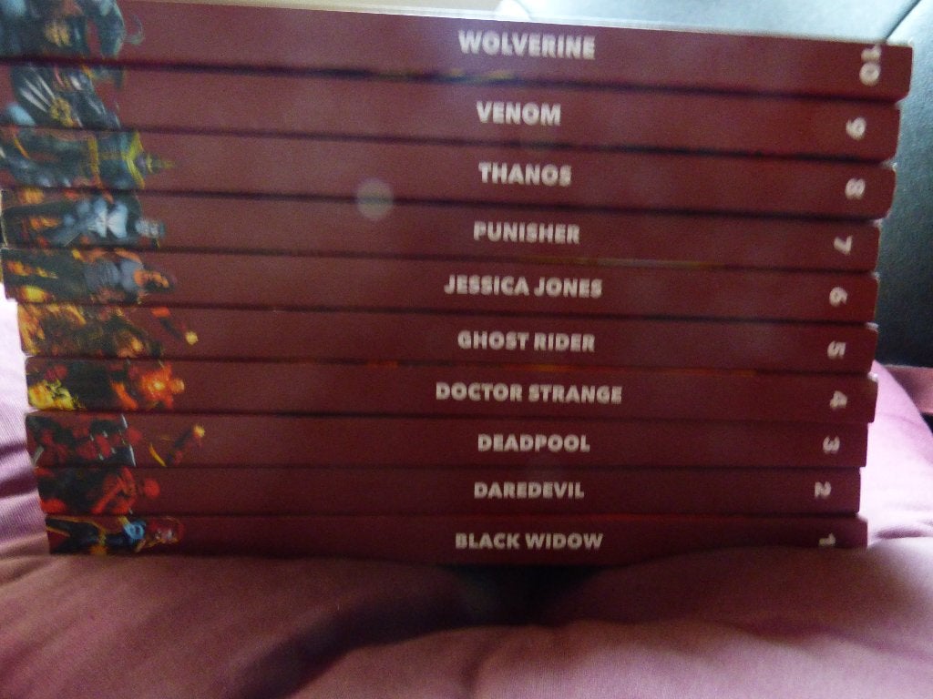 marvel dark, duistere kant collectie,compleet nr 1 tot 10, Boeken, Ophalen of Verzenden