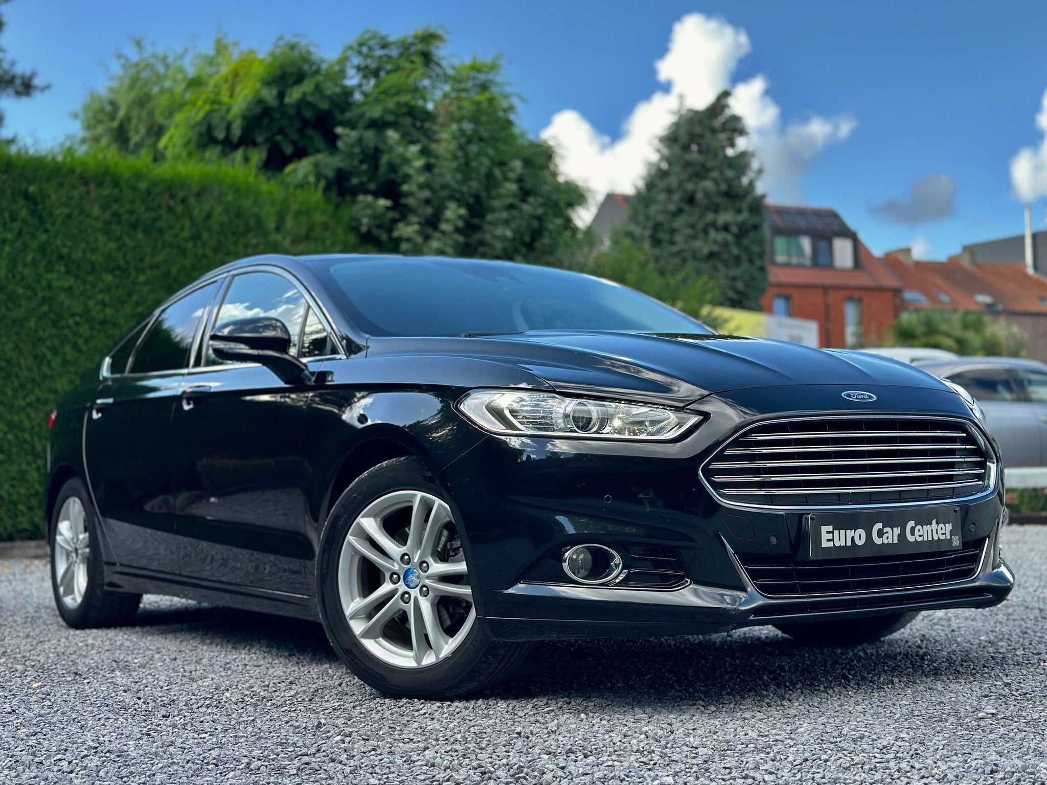 Ford Mondeo Mondeo 1.5 EcoBoost Business Edition (bj 2015), Auto's, 4 cilinders, Mondeo, Zwart, Leder