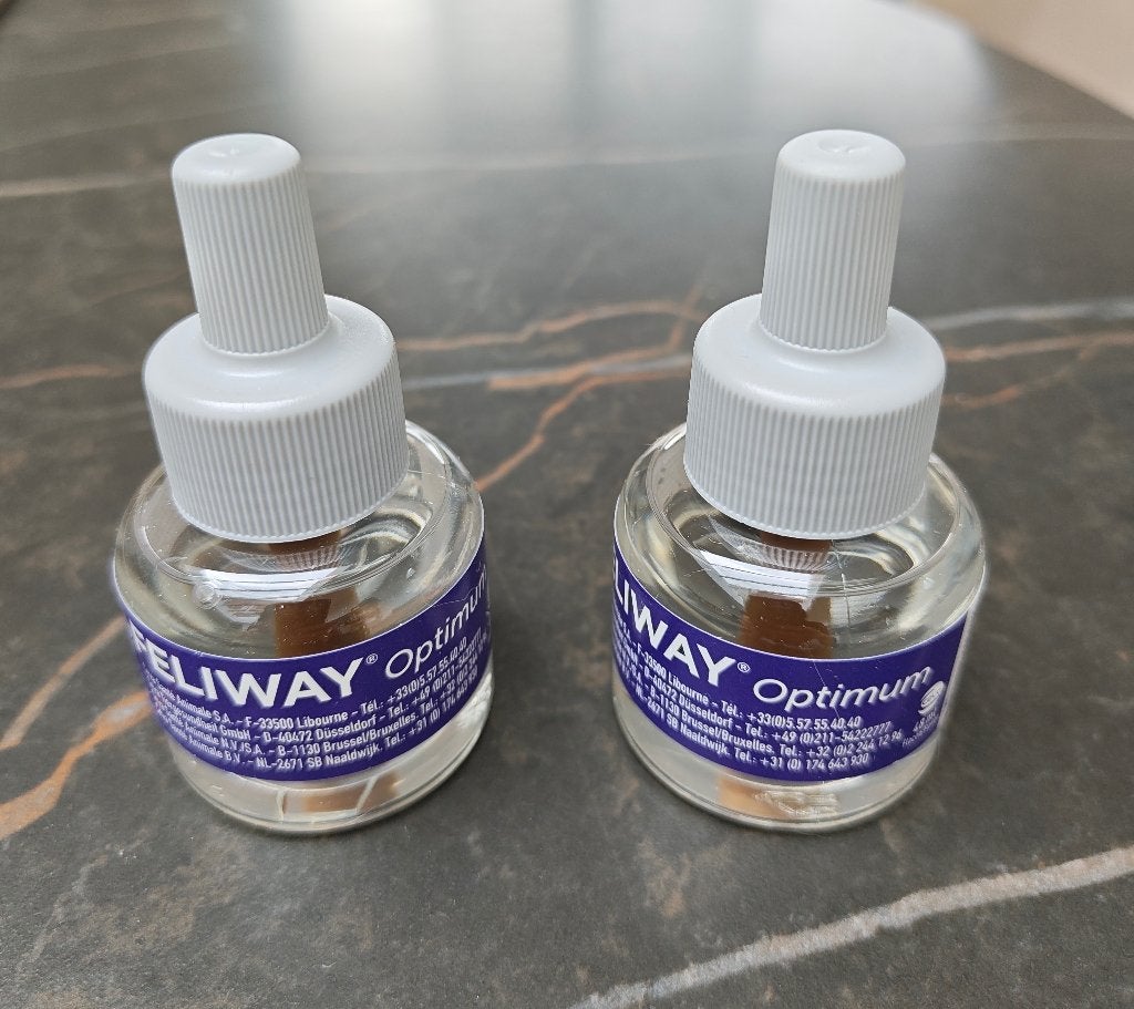 Feliway Optimum navulling x2, Dieren en Toebehoren, Ophalen, Nieuw