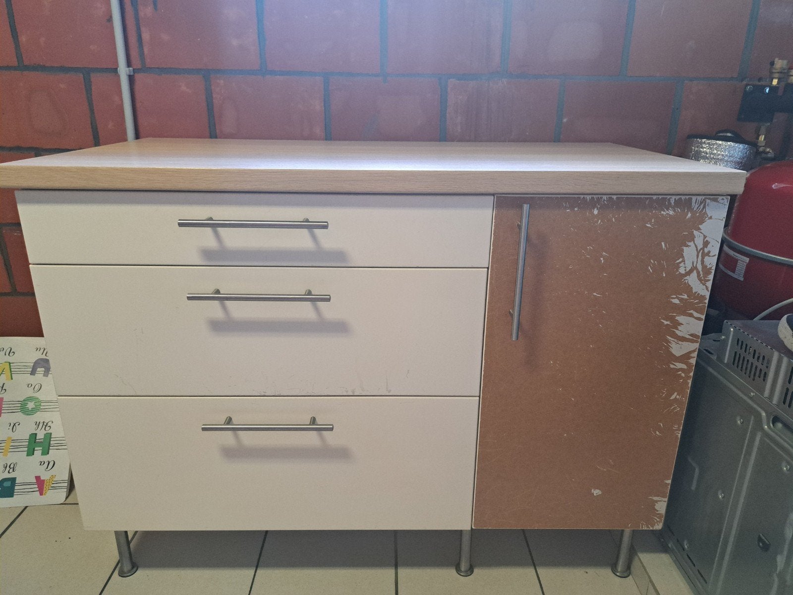 Ikea keukenblok gratis af te halen, Enlèvement
