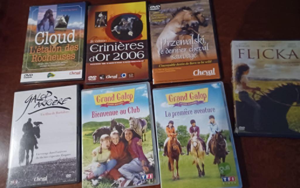 DVD sur l'équitation ,sur les chevaux, Tous les âges, Enlèvement, Utilisé, Autres genres