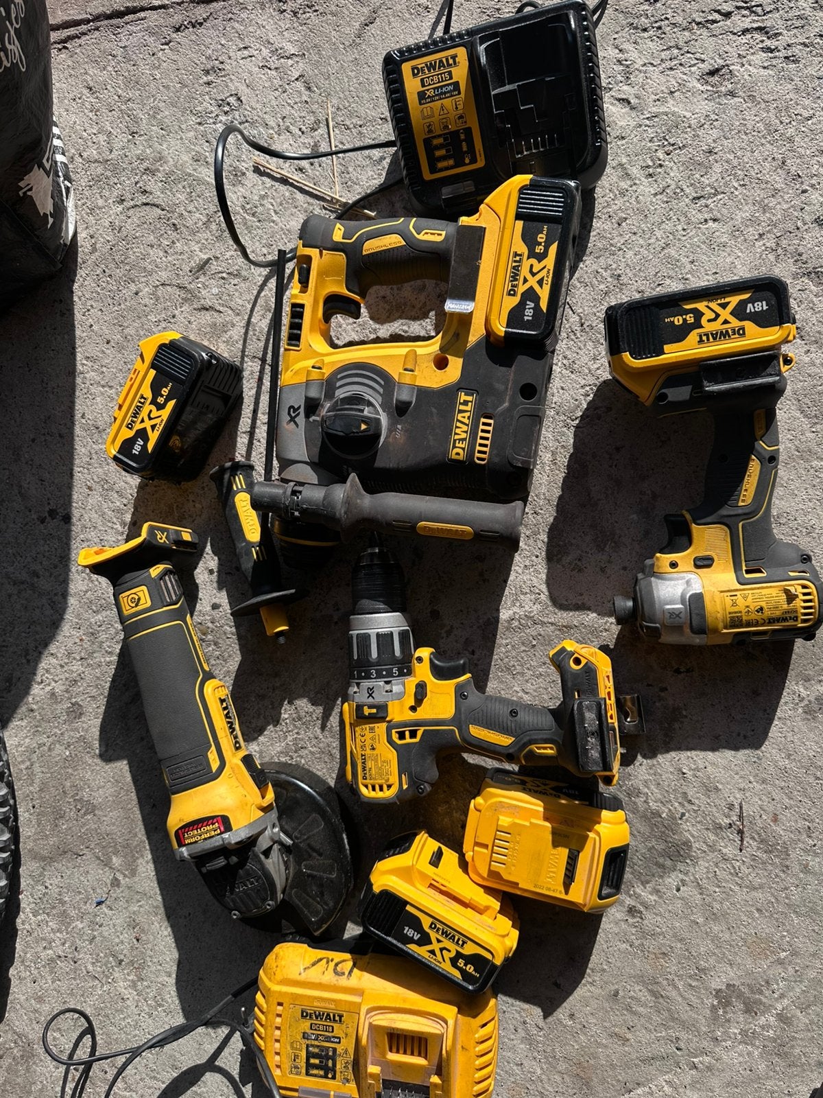 Zo goed als nieuwe DeWalt machine set te koop, Doe-het-zelf en Bouw, Gereedschap | Boormachines, Zo goed als nieuw, Boormachine