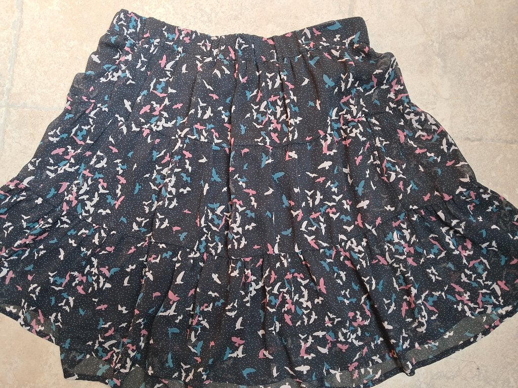 Prachtige rok met vogeltjes mt 42, Kleding | Dames, Overige kleuren, Lola & Liza, Maat 42/44 (L), Ophalen of Verzenden