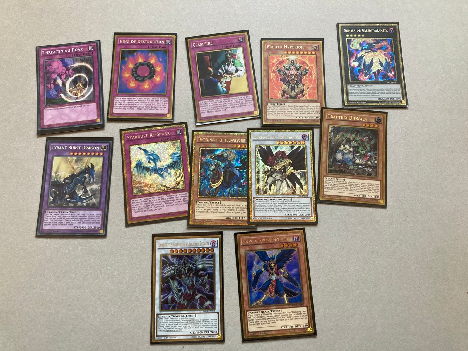 Yugioh kaarten, Ophalen, Zo goed als nieuw
