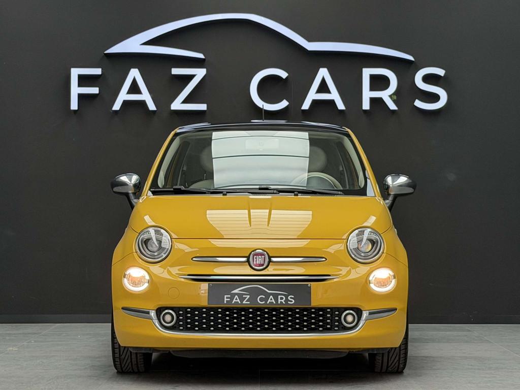 Fiat 500 1.2i Lounge * 1ER PROP + T.PANO + CARPLAY + GARANTI, Voorwielaandrijving, Stof, Gebruikt, 115 g/km