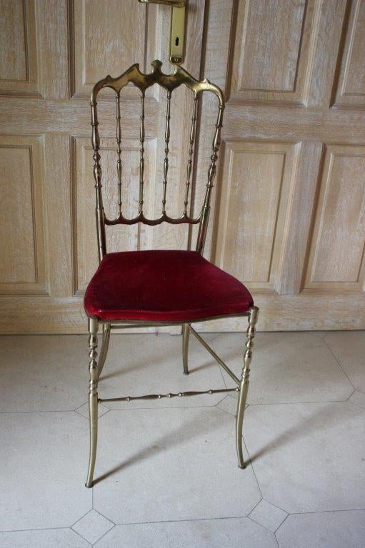 Vintage koperen stoel, Enlèvement