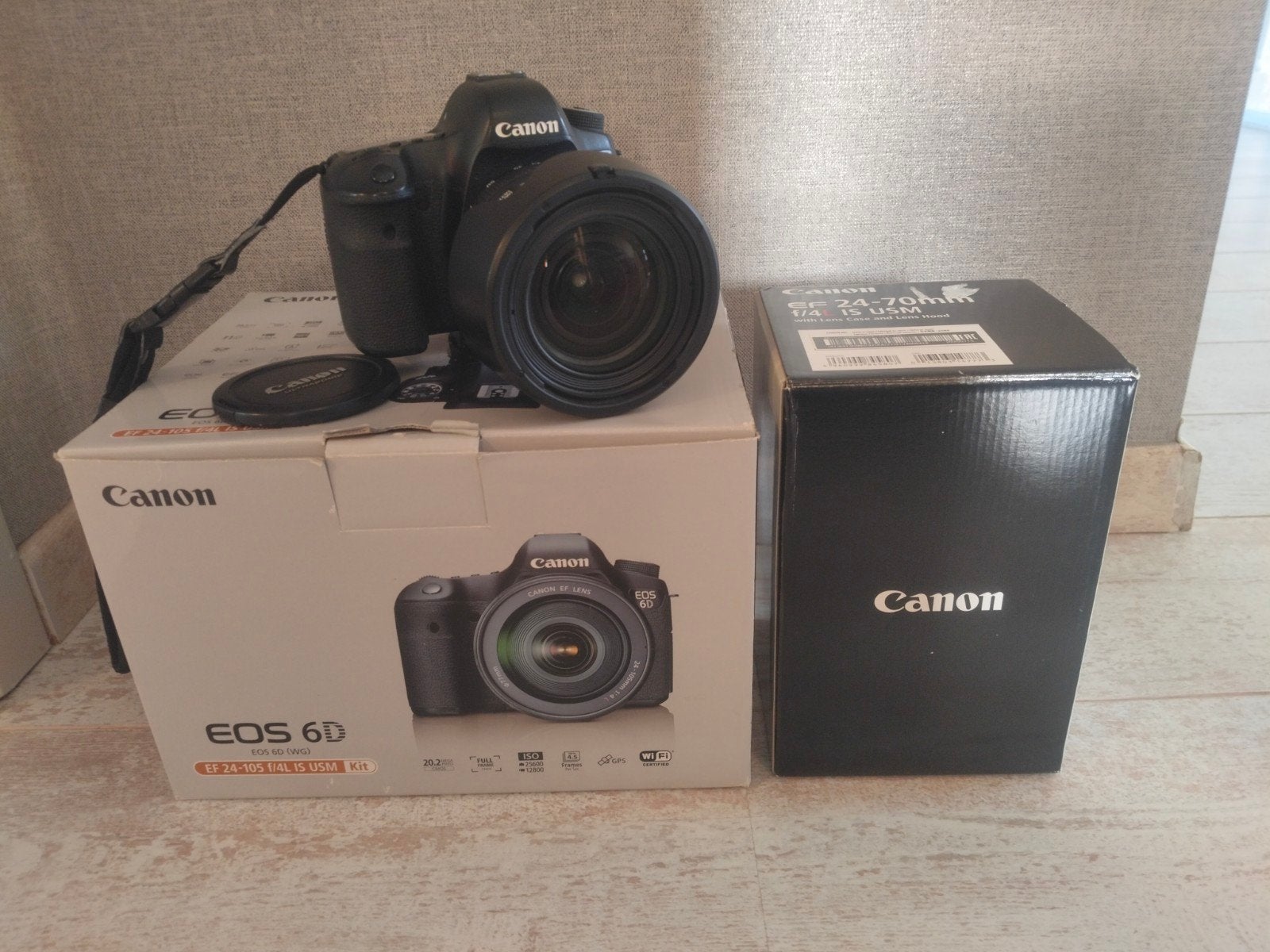 Canon EOS 6D Full Frame + Canon EF 24-70mm f/4L IS USM, TV, Hi-fi & Vidéo, Appareils photo numériques, Stabilisation d'image, Enlèvement