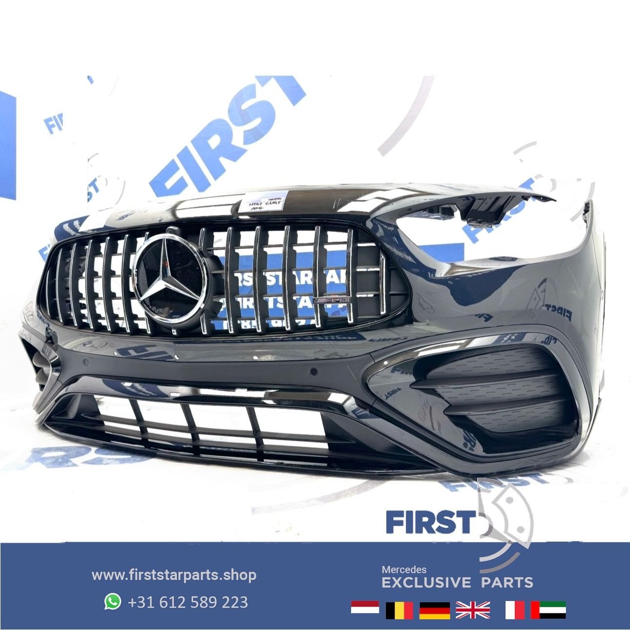 H247 FACELIFT GLA35 AMG BUMPER A2478804508 VOORBUMPER COMPLE, Gebruikt, -, Voor, Ophalen of Verzenden