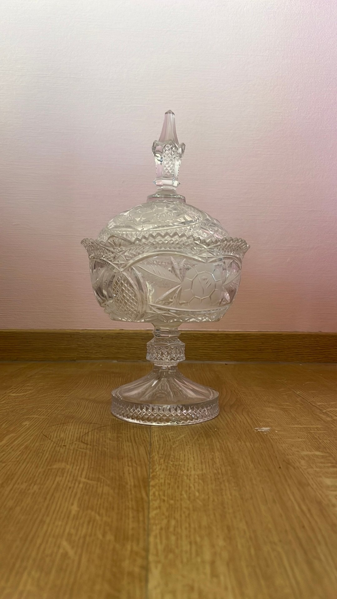 Bonbonnière en cristal au plomb, Enlèvement, Comme neuf
