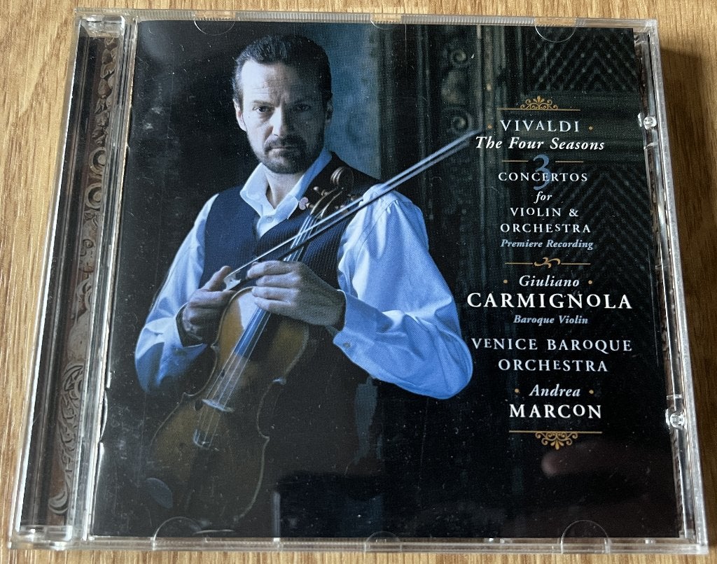 CD Vivaldi - The Four Seasons / Carmignola / Macron, Enlèvement ou Envoi, Comme neuf