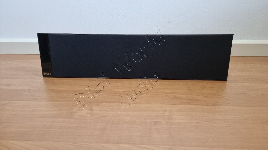 KEF T301C 3 weg ultra slanke centerspreaker, 150 watt of meer, Ophalen of Verzenden, Zo goed als nieuw, Center speaker