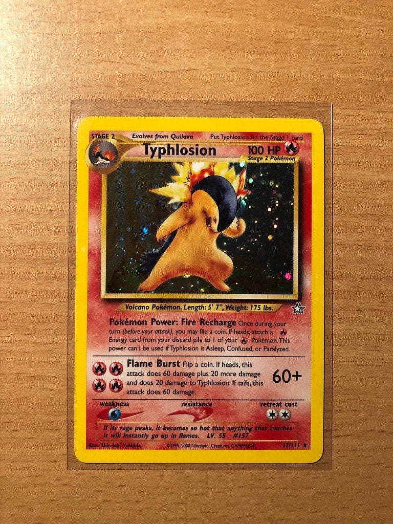 Neo Genesis - Typhosion Holo, Enlèvement ou Envoi, Neuf, Cartes en vrac