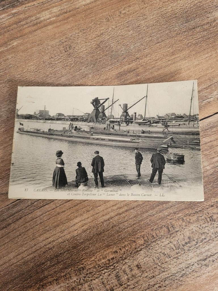 Calais - Les Sous-Marins "Ventôse " et "Germinal", Enlèvement ou Envoi