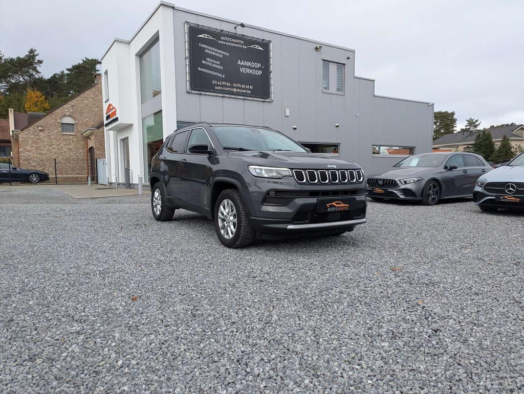 Jeep Compass 1.3 T4 4x4 PHEV | FACELIFT | CAMERA | LEER |, Auto's, Jeep, Bedrijf, Te koop, Compass, 4x4, ABS, Adaptive Cruise Control